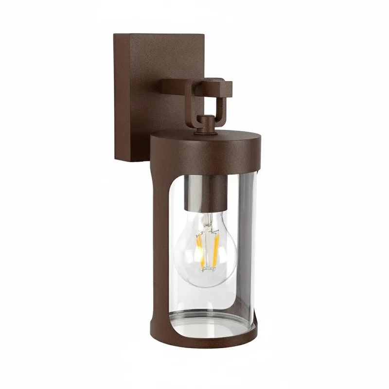 Zaragoza Wandlamp buiten - Rond - Landelijk - Modern fra KS Verlichting i Corten – produktbillede