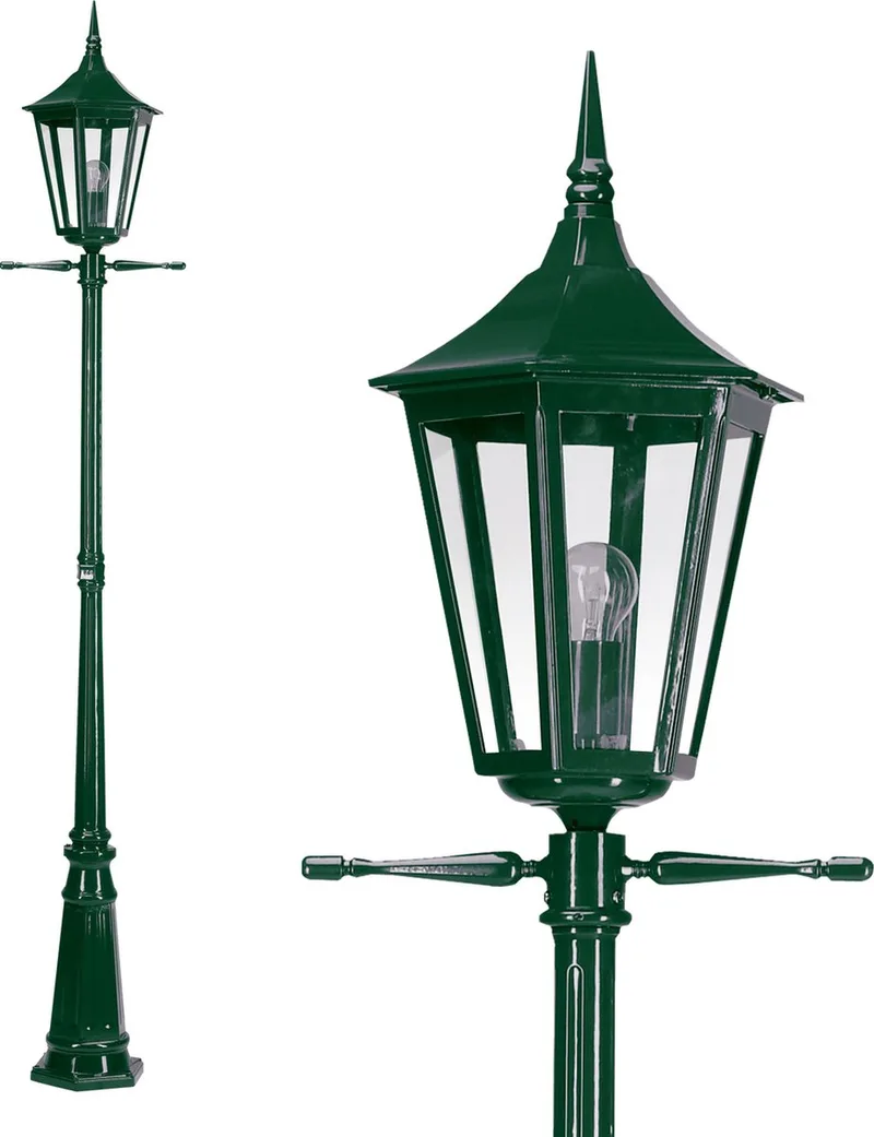 Zeist - Lantaarn - Tuinlamp - Klassiek - Aluminium fra KS Verlichting i Grøn – produktbillede