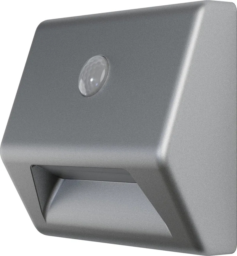 Batterij-aangedreven armatuur LED: voor muur, NIGHTLUX Stair / -,25 W, 4.5 V, Koel wit, 4- K, body materiaal: acrylonitrile butadiene styrene (abs), IP54 fra LEDVANCE i Sølv – produktbillede