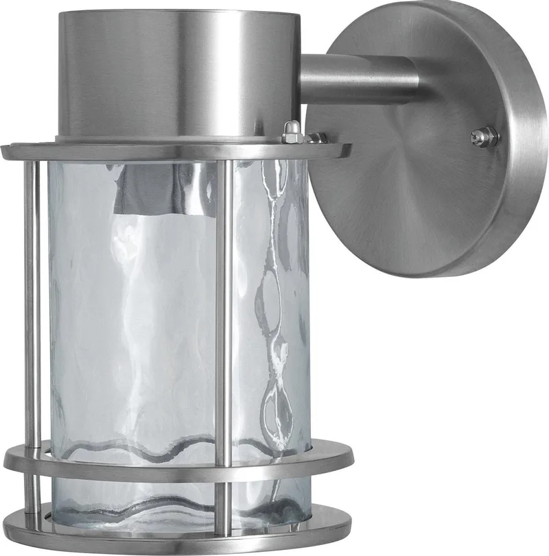 Buitenarmatuur LED: voor muur, E27, ENDURA CLASSIC POST / 22-…24- V, body materiaal: stainless steel, IP44 de LEDVANCE en Staal – photo produit