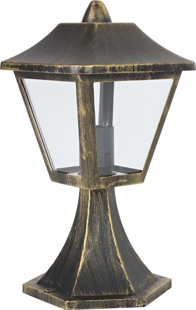 Buitenarmatuur LED: voor verdieping, E27, ENDURA CLASSIC TRADITION ALU / 22-…24- V, body materiaal: aluminum, IP44 von LEDVANCE in Zwarte, Or – Produktfoto