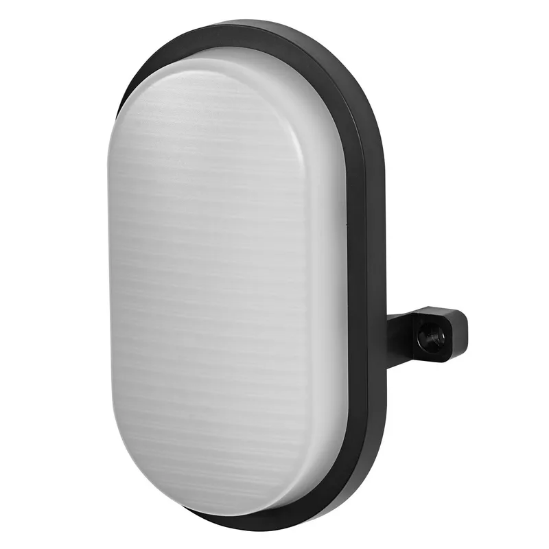 Bulkhead LED 4W/7W/9W CCT IP65, wand-/plafondlamp met beschermende kooi, kelderlamp, vochtbestendige lamp de LEDVANCE en Noir – photo produit