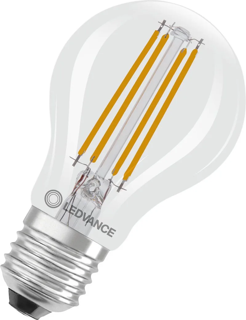 Classic LED E27 Peer Filament Helder 7.2W 806lm - 927 Zeer Warm Wit | Beste Kleurweergave - Dimbaar - Vervangt 60W de LEDVANCE – photo produit