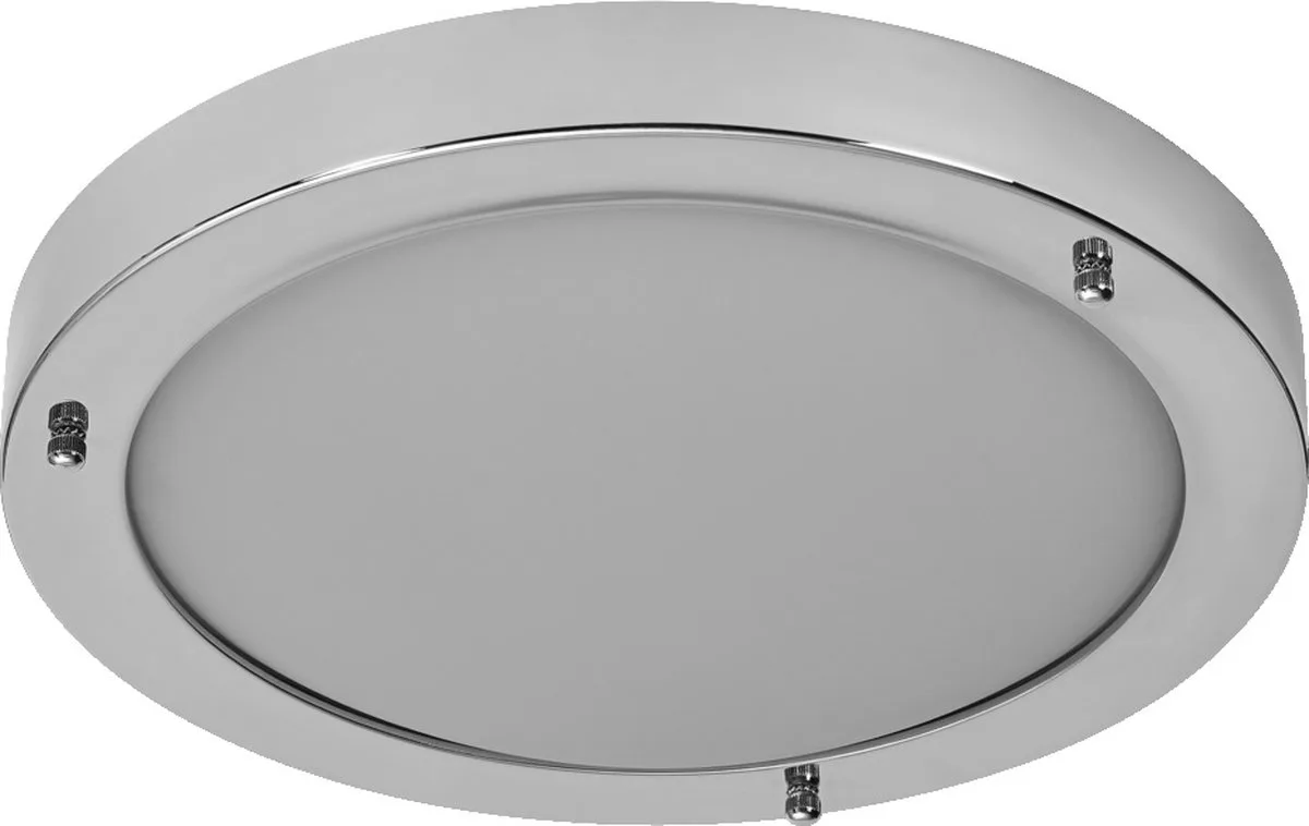 CLASSIC ROUND badkamer plafondlamp 280mm, E27 von LEDVANCE in Chrom – Produktfoto