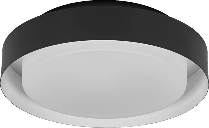 Deckenleuchte LED ORBIS MADRID 29cm 2xE27, schwarz van LEDVANCE in Zwart, Wit – productfoto
