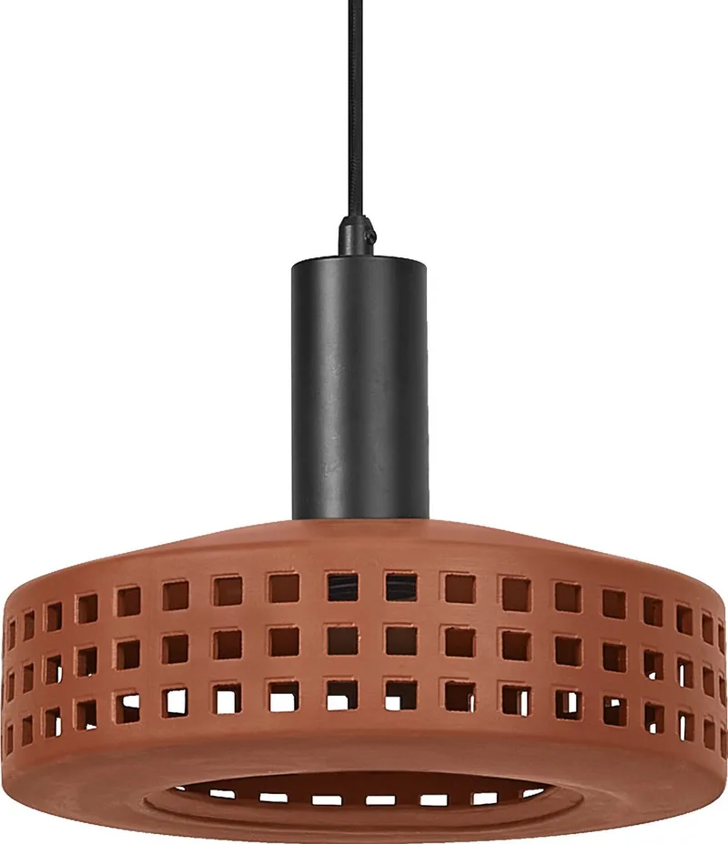 Decor Clay Windows Hanglamp 1XE27 de LEDVANCE en Marron – photo produit