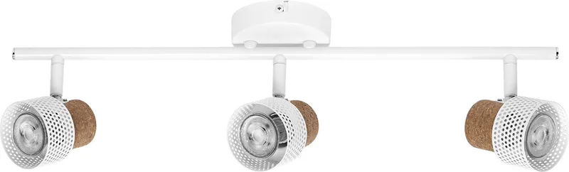 DECOR SPOT CORK, 3 x 3,4W, 690lm, spot, verstelbare koppen, veelzijdig gebruik, interieurspot, vervangbare ledlampen, dimbaar, warm witte lichtkleur, GU10 van LEDVANCE in Wit – productfoto
