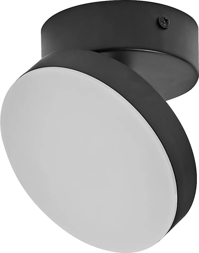Decor Spot Moon Lamp 1 verstelbare lampkop, 5.5 W, 280 lm, 3000 K, metalen behuizing, functioneel en minimalistisch ontwerp, eenvoudige montage, LED niet vervangbaar von LEDVANCE in Schwarz – Produktfoto