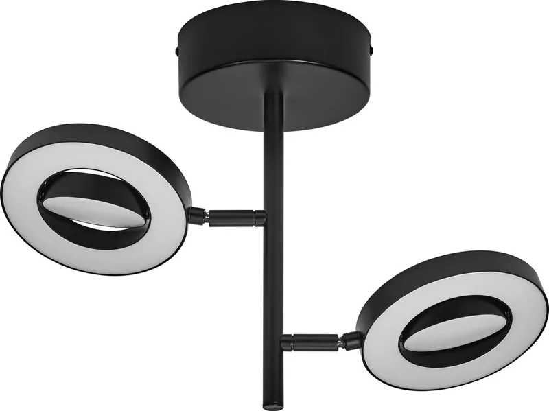 DECOR SPOT SATURN, 21W, 465lm, spot, verstelbare koppen, veelzijdig gebruik, interieurspot, kleurtemperatuurregeling met 3 niveaus, hoogwaardige behuizing van LEDVANCE in Zwart – productfoto