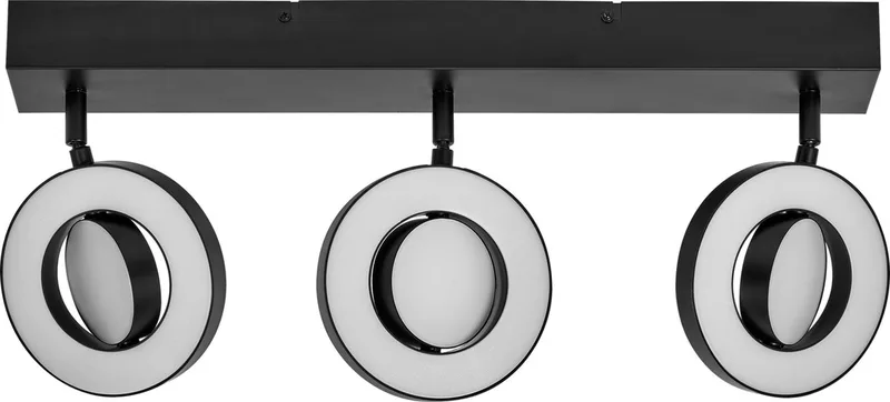 DECOR SPOT SATURN, 29W, 690lm, spot, verstelbare koppen, veelzijdig gebruik, interieurspot, kleurtemperatuurregeling met 3 niveaus, hoogwaardige behuizing de LEDVANCE en Noir – photo produit