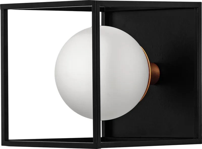 DECOR Vierkante badkamer wandlamp IP44, zwart, G9 fra LEDVANCE i Hvid – produktbillede