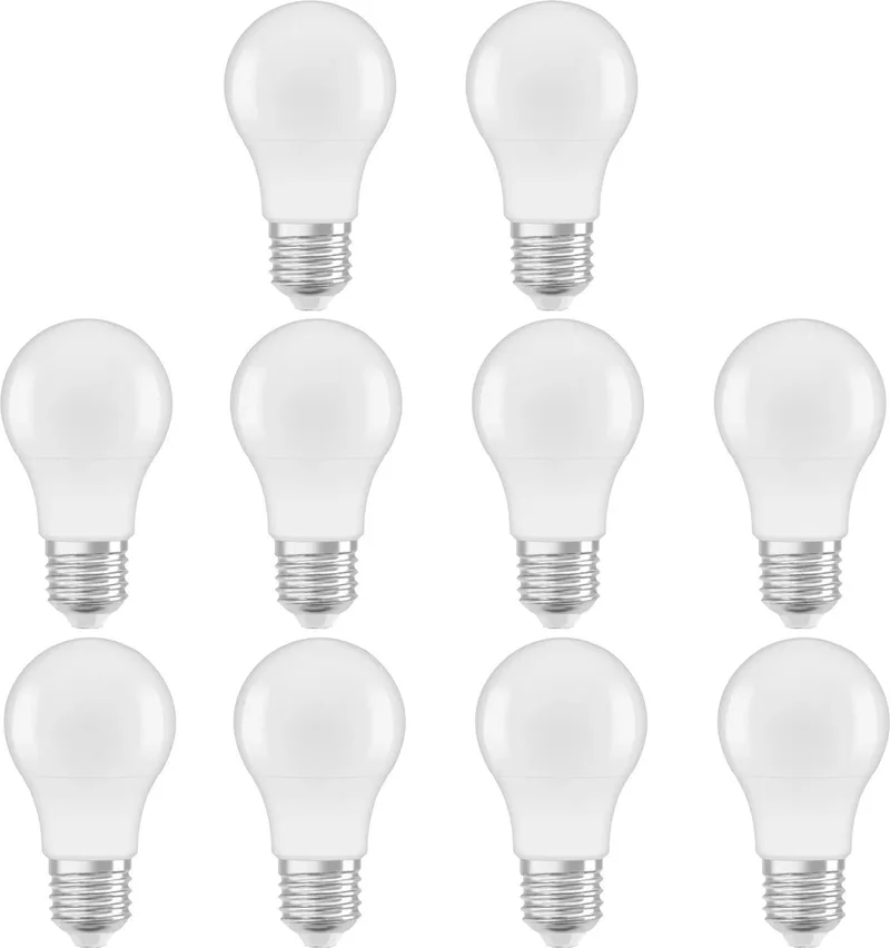 Doos 10x Ledvance E27 LED Lamp | 4.9W 2700K 220V/240V 827 470Lm | 180° von LEDVANCE – Produktfoto