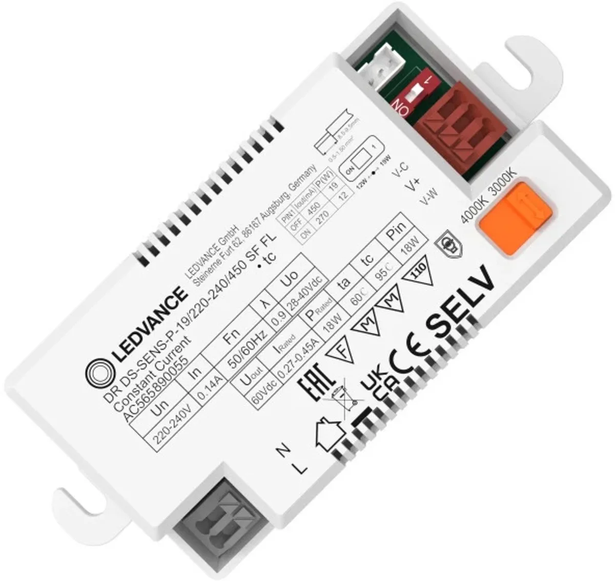 Doos 10x Ledvance LED Driver | 1W | IP20 fra LEDVANCE – produktbillede