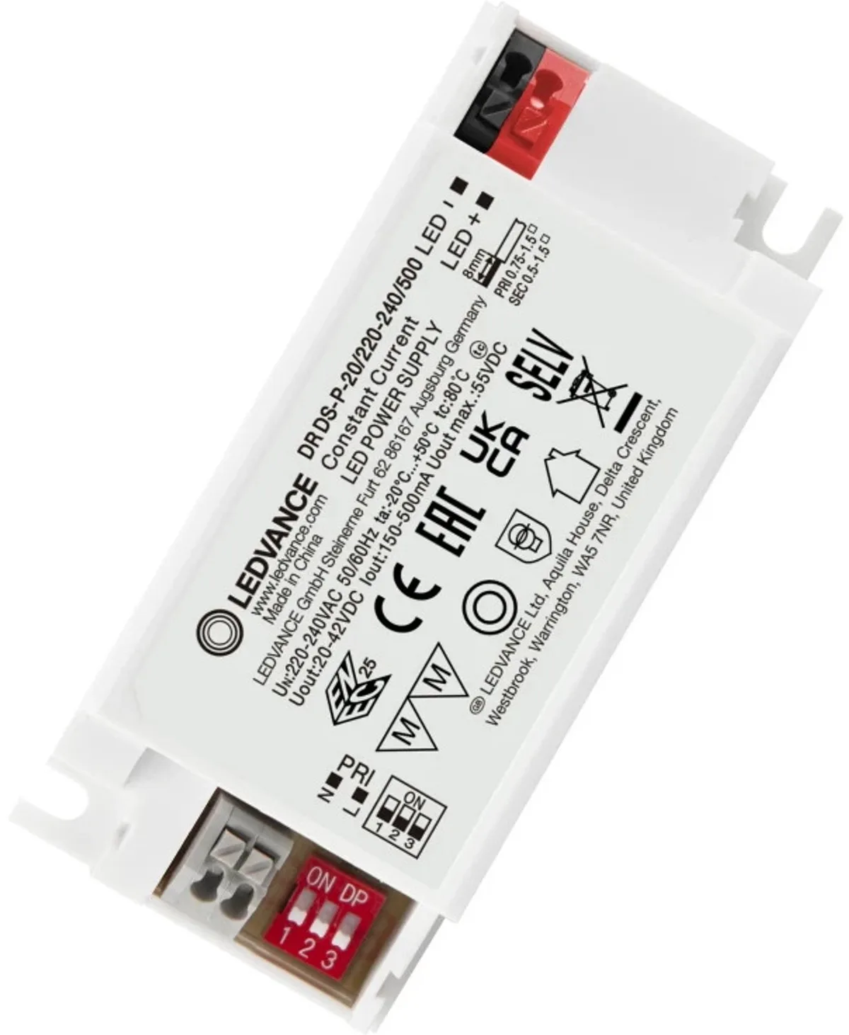 Doos 10x Ledvance LED Driver | LED DRIVER DIP-SWITCH -20/220-240/50020V/42V | IP20 de LEDVANCE – photo produit
