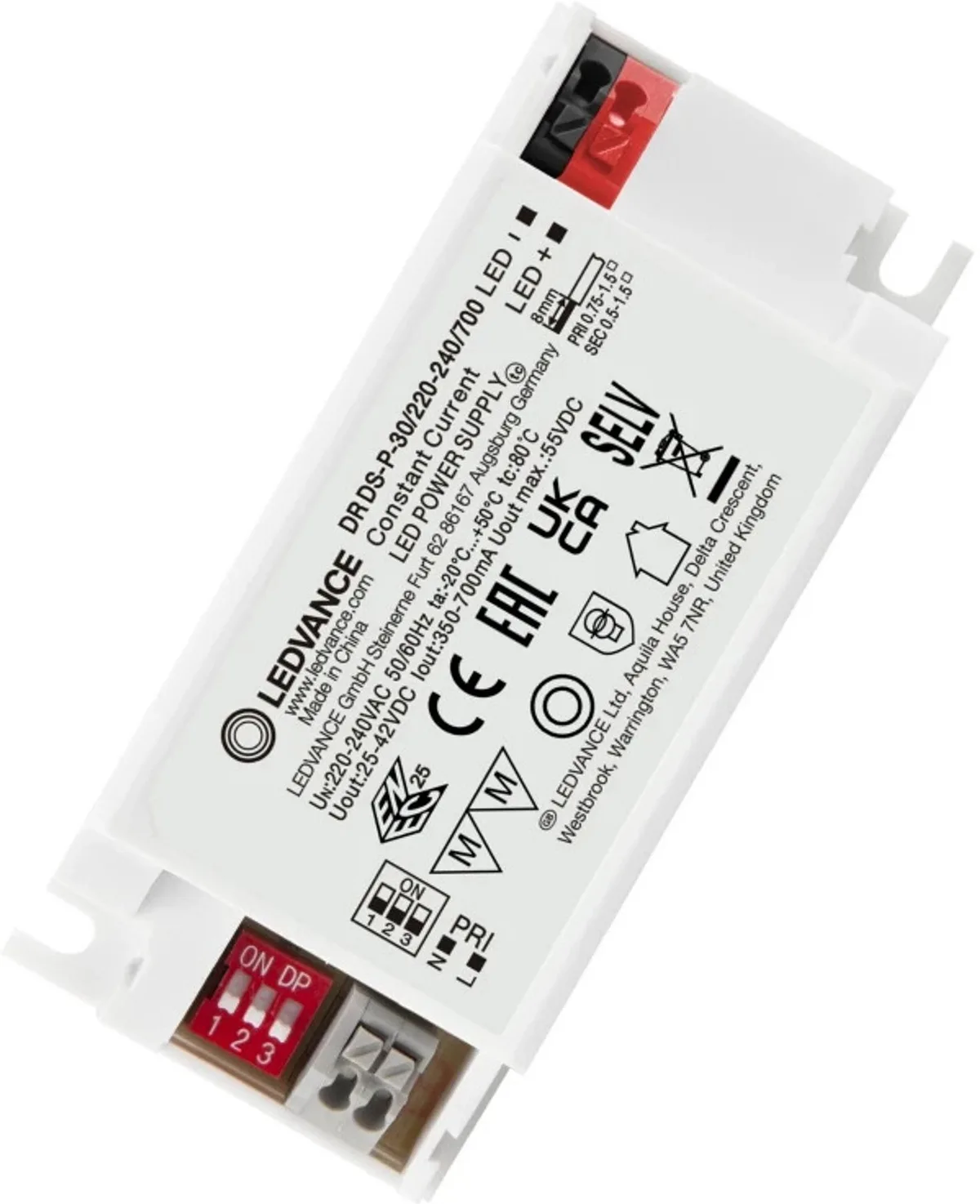 Doos 10x Ledvance LED Driver | LED DRIVER DIP-SWITCH -30/220-240/70025V/42V | IP20 von LEDVANCE – Produktfoto
