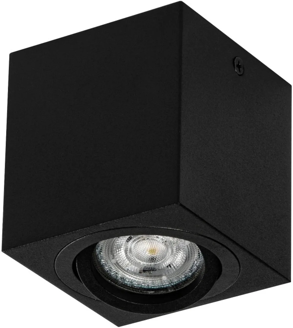 Doos 12x Ledvance LED armatuur GU10, LED SPOT SURFACE vierkant GU10 zwart van LEDVANCE – productfoto