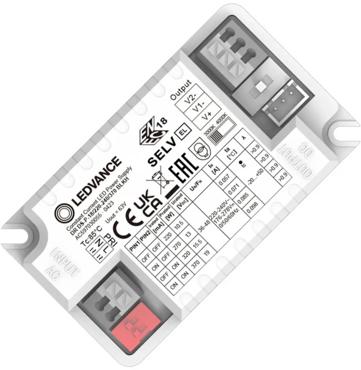 Doos 160x Ledvance LED Driver | 1W | IP20 van LEDVANCE – productfoto