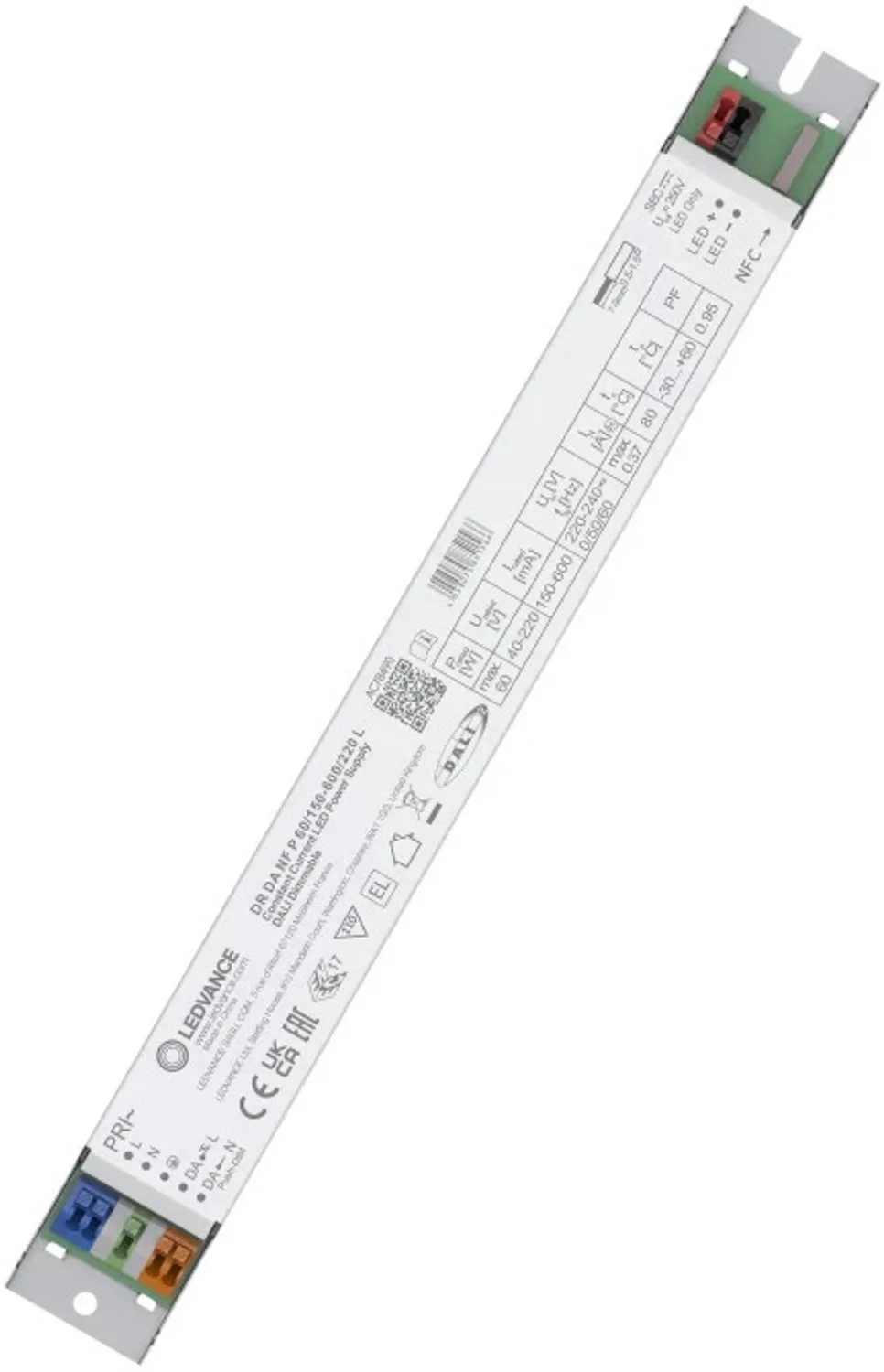 Doos 20x Ledvance LED Driver | LED DRIVER DALI NFC PERFORMANCE 60/150-600/220 L | DALI Dimbaar IP20 de LEDVANCE – photo produit