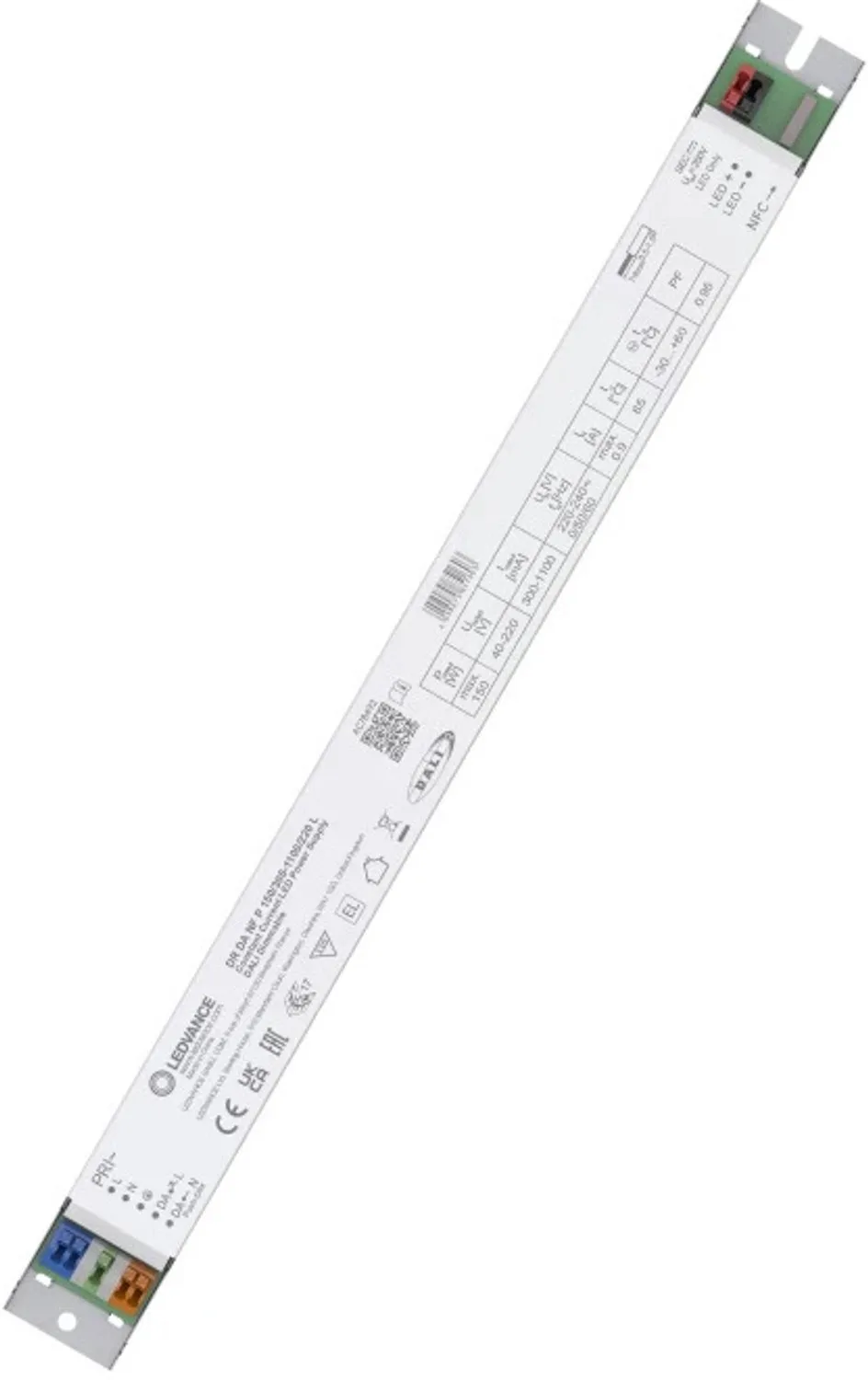 Doos 20x Ledvance LED Driver | LED DRIVER DALI NFC PERFORMANCE 150/300-1100/220 L | DALI Dimbaar IP20 fra LEDVANCE – produktbillede