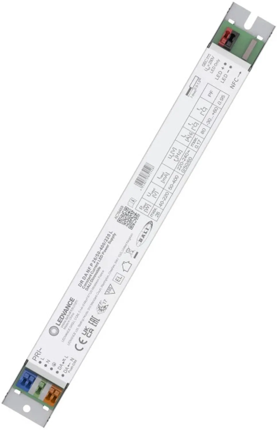 Doos 20x Ledvance LED Driver | LED DRIVER DALI NFC PERFORMANCE 26/50-400/220 L | DALI Dimbaar IP20 fra LEDVANCE – produktbillede