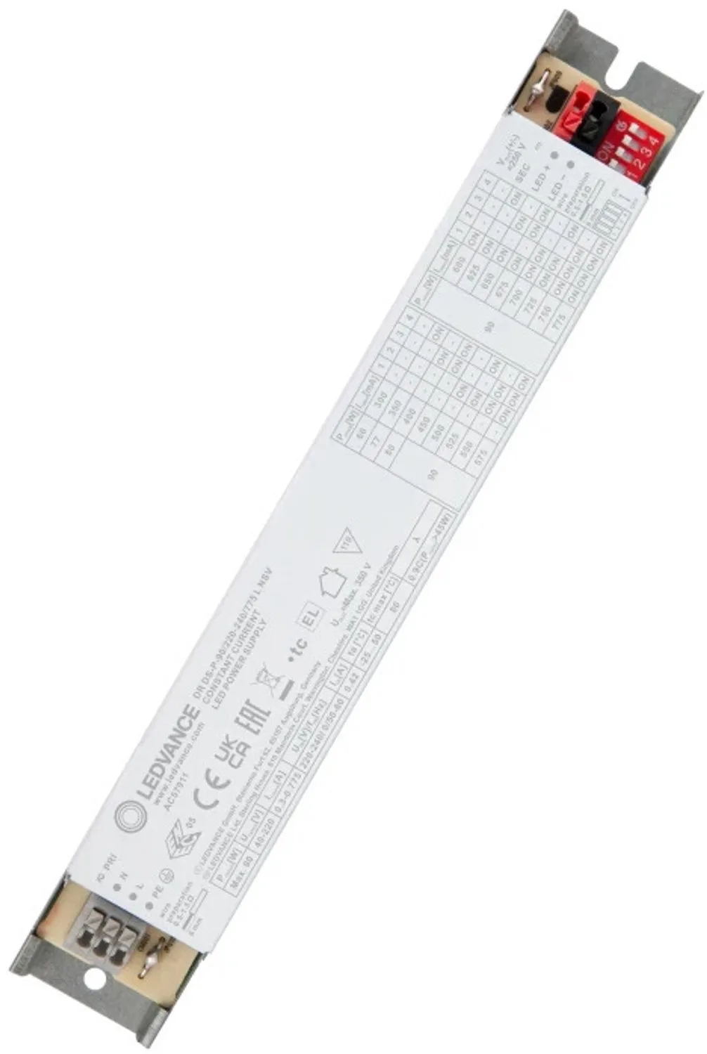 Doos 20x Ledvance LED Driver | LED DRIVER DIP-SWITCH LINEAR -90/220-240/775 L NSV | IP20 de LEDVANCE – photo produit