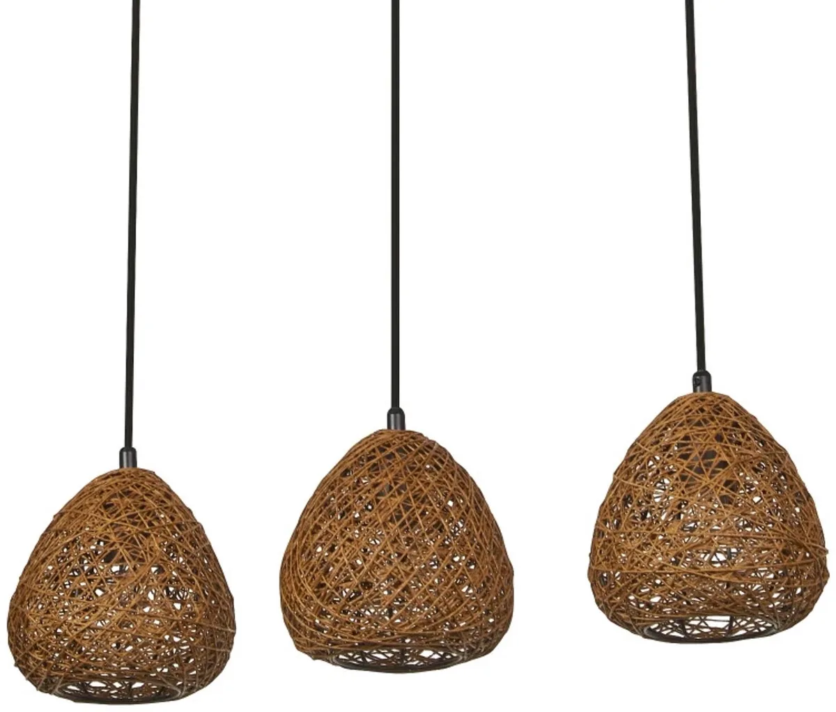 Doos 2x Ledvance LED Armatuur E27 | Decor Paper Drop Pendant Linear 3XE27 Beige de LEDVANCE – photo produit