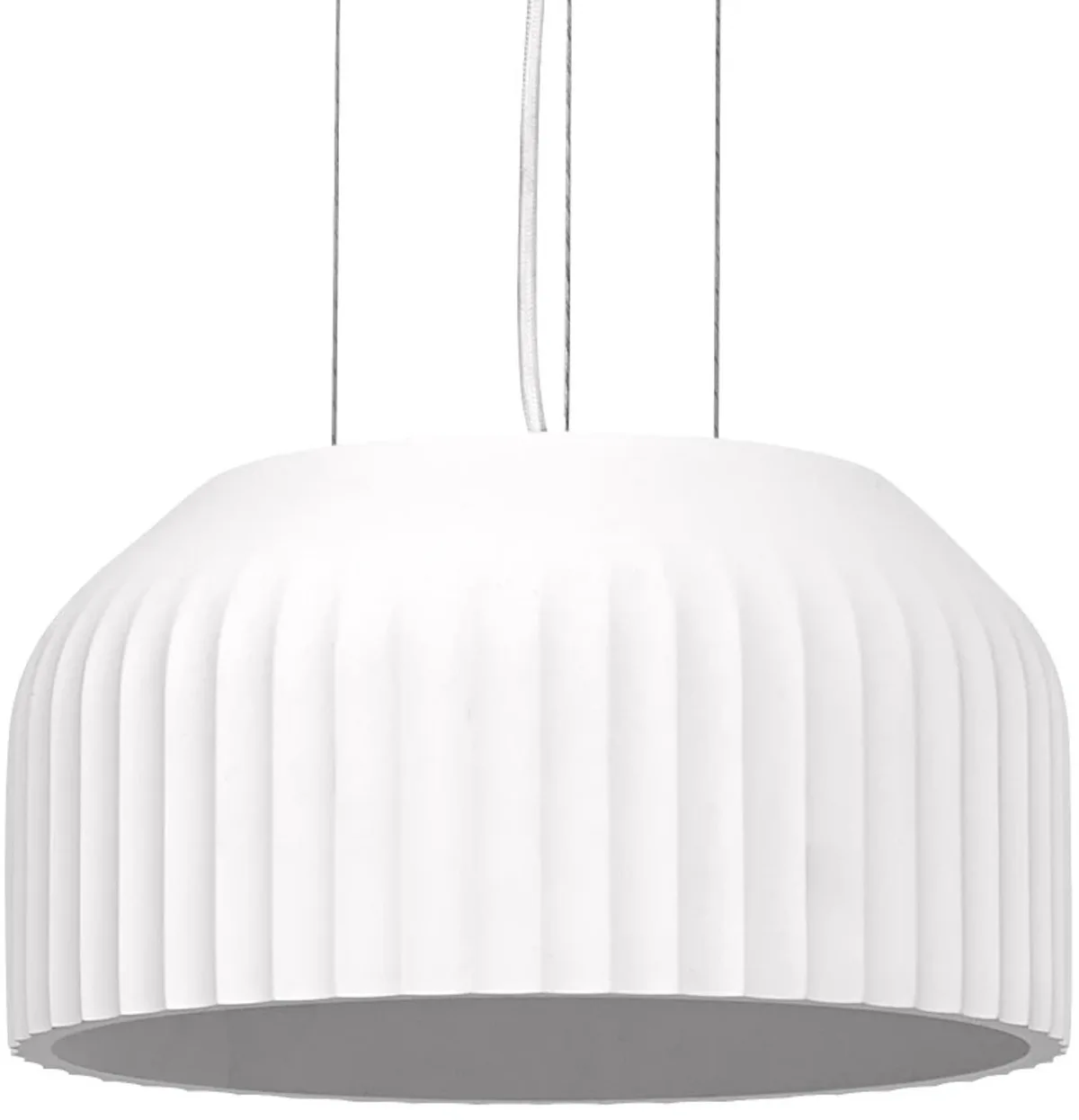 Doos 2x Ledvance LED Armatuur E27 | Decor Plaster Routes Pendant 300 1XE27 White de LEDVANCE – photo produit
