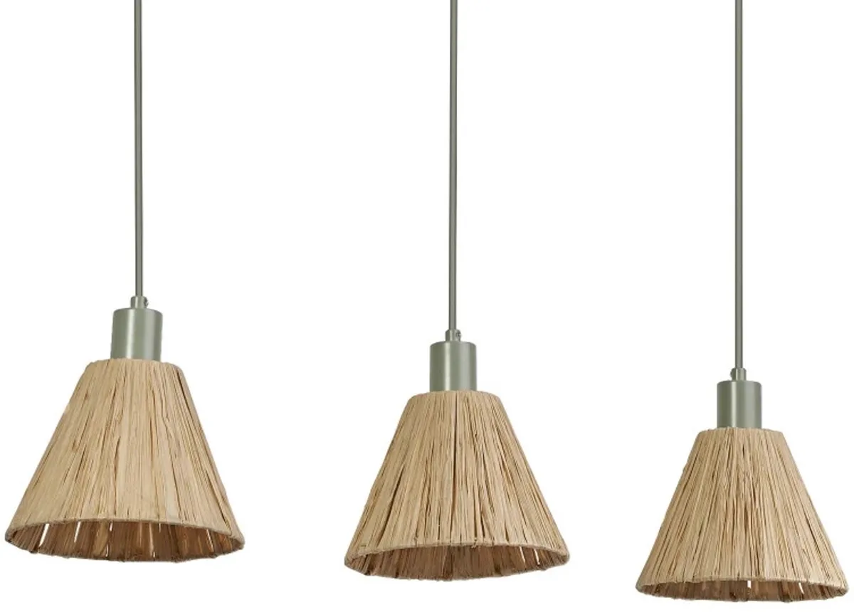 Doos 2x Ledvance LED Armatuur E27 | Decor Raffia Pendant Linear 3XE27 Green by LEDVANCE – product photo