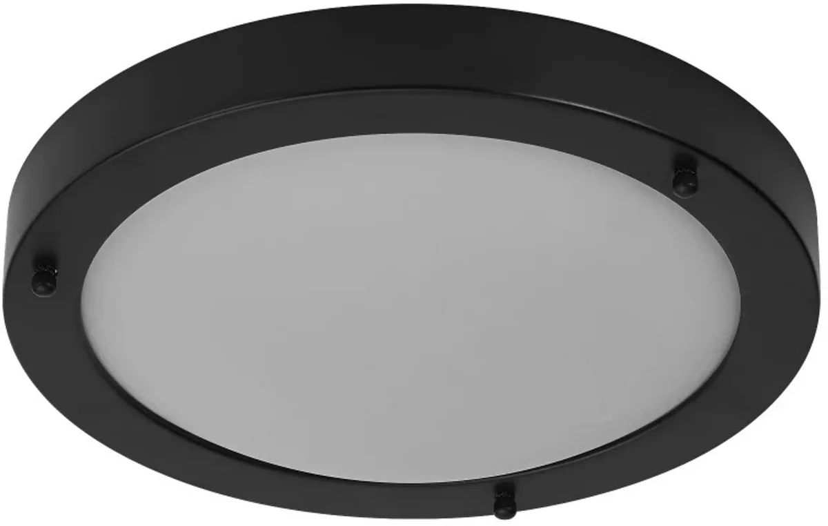 Doos 4x Ledvance LED Armatuur E27 | Bathroom Ceiling Luminaire IP44 E27 310mm E27 Black fra LEDVANCE – produktbillede