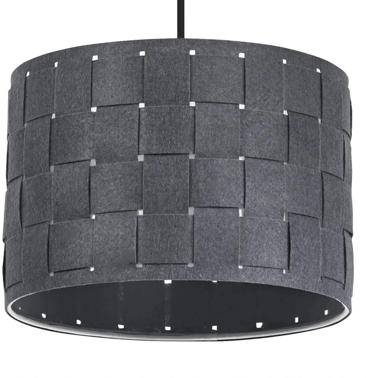 Doos 4x Ledvance LED Armatuur E27 | Decor Felt Weaving Pendant 280 mm E27 Dark Gray de LEDVANCE – photo produit