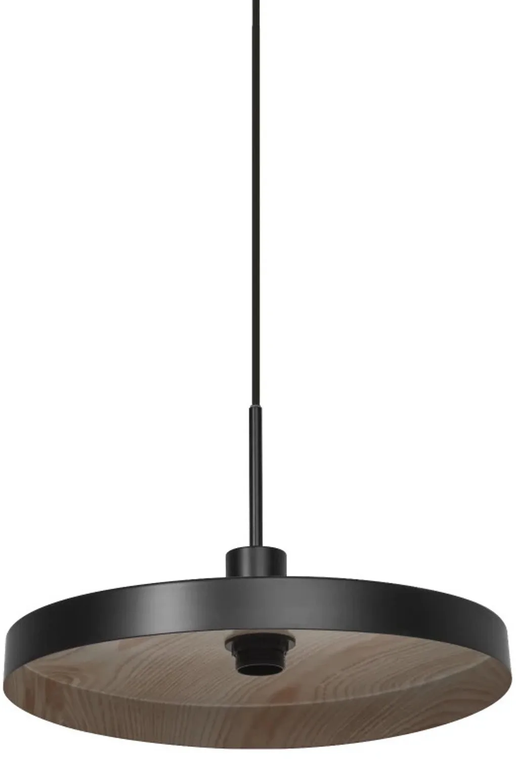 Doos 4x Ledvance LED Armatuur E27 | Decor Plate Pendant E27 Black Wood Decor de LEDVANCE – photo produit