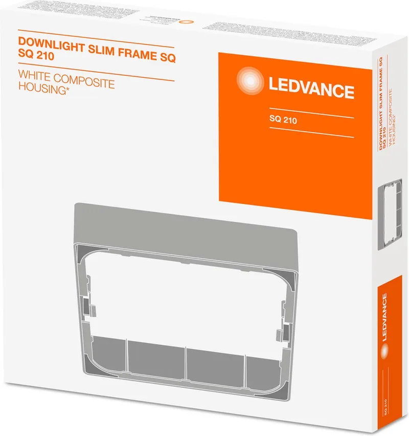 Downlight frame slank vierkant voor SQ210 van LEDVANCE – productfoto