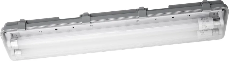 ESSENTIAL vochtbestendig armatuur, 2-vlam, 14W, 156-lm, koel wit, 4-K, 651x1-8x64mm, voor ruimtes met hoge vochtigheid zoals kelders, beschermingsklasse IP65 von LEDVANCE – Produktfoto