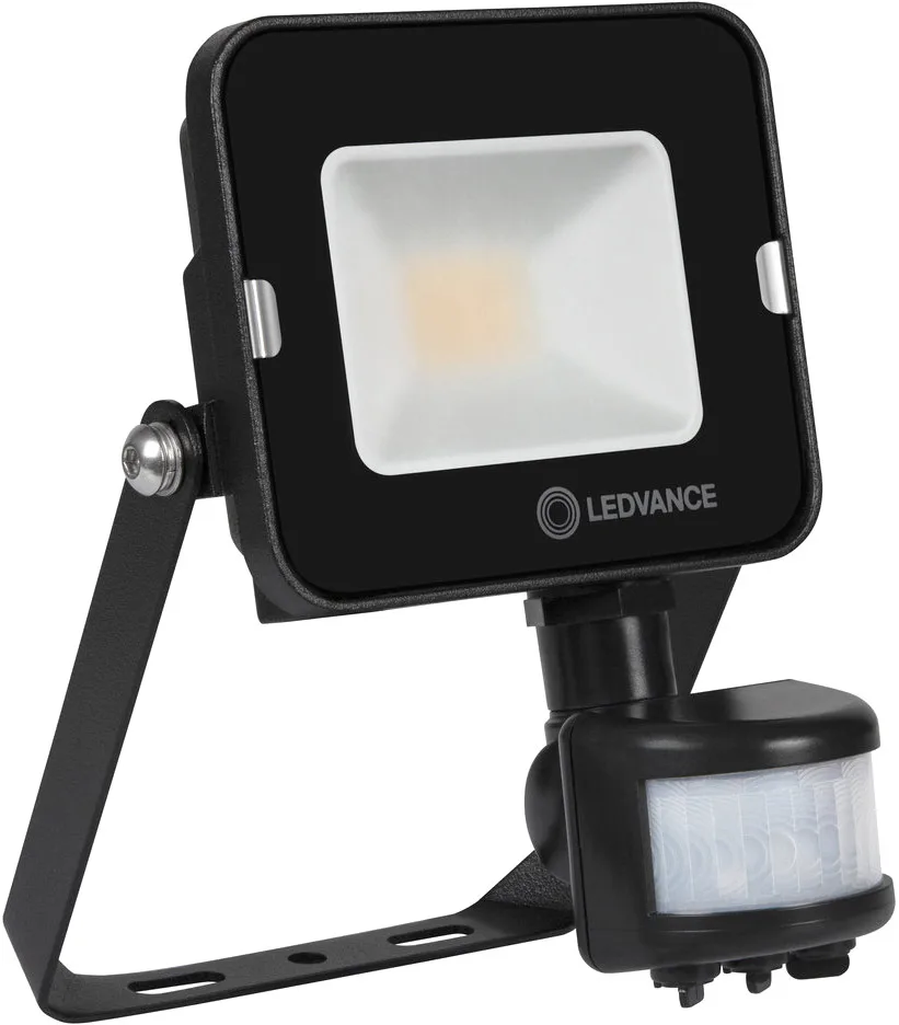 FLOODLIGHT COMPACT SENSOR 10W 830 SYM 100 BK by LEDVANCE – product photo