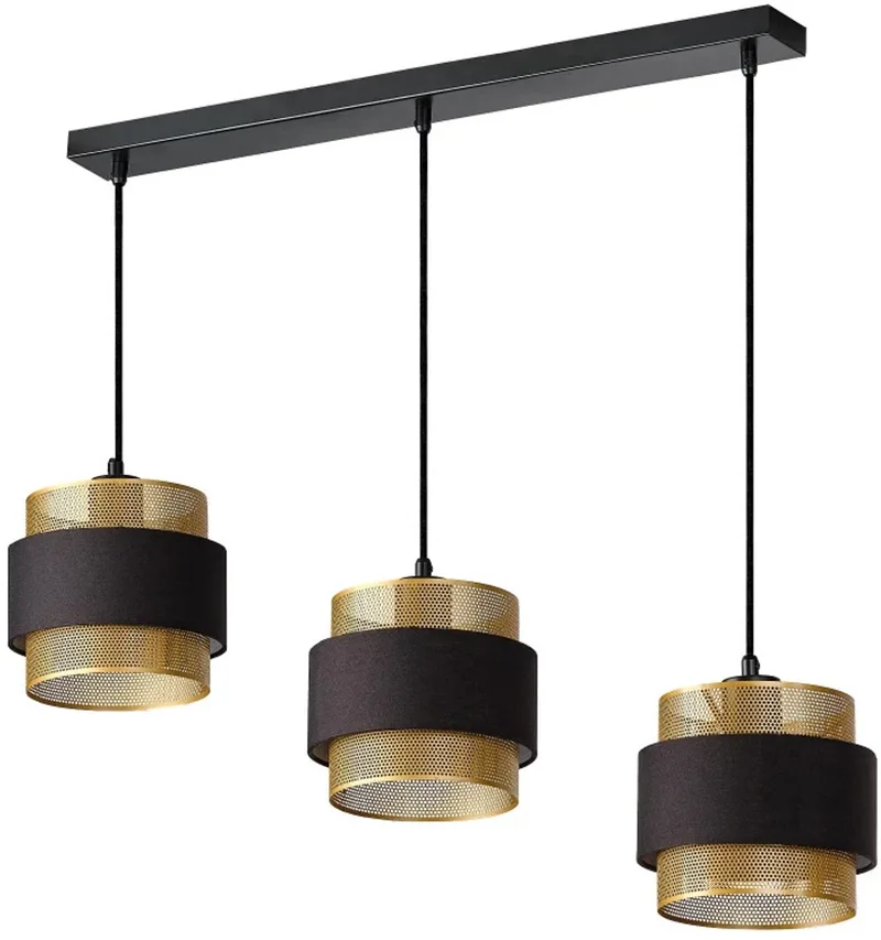LED Armatuur E27 | Decor Hornet Pendant Linear 3XE27 Black by LEDVANCE – product photo