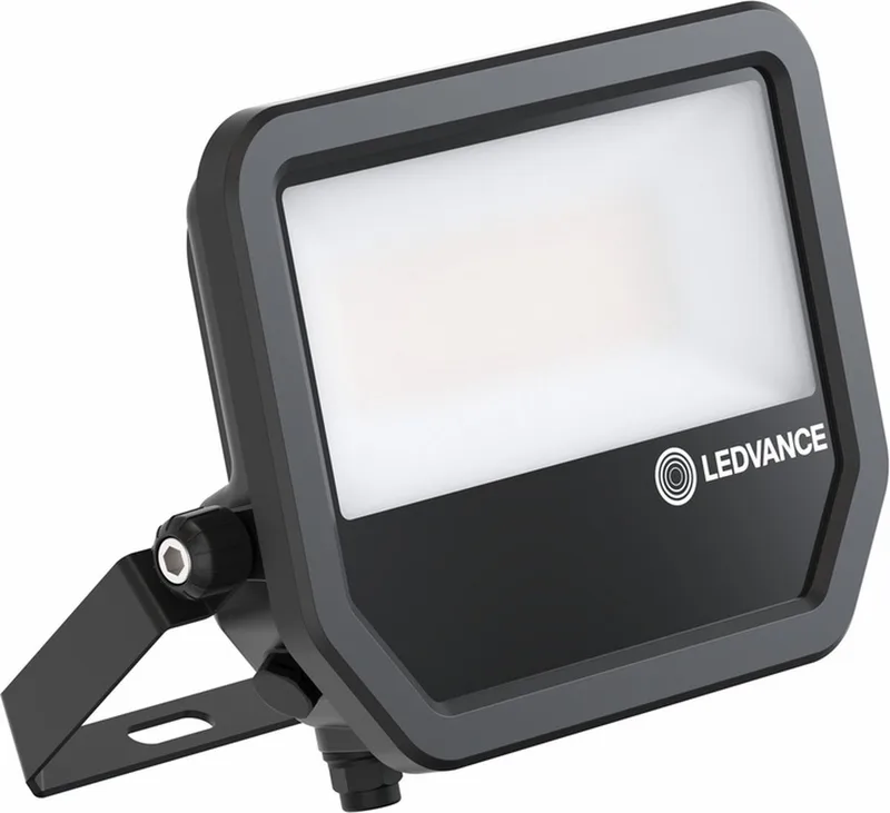 LED Breedstraler Aluminium 41W 5500lm 100D - 830 Warm Wit | IP66 - Symmetrisch de LEDVANCE en Noir – photo produit