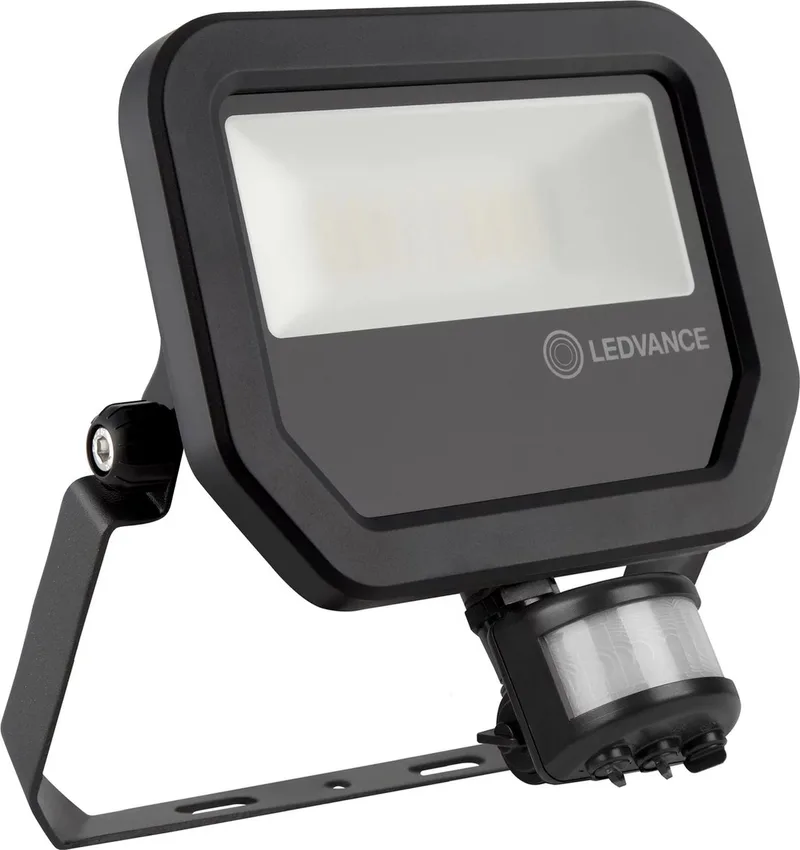 LED Breedstraler Sensor GEN 3 Zwart 41W 5500lm 100D - 830 Warm | IP65 - Bewegings- en lichtsensor - Symmetrisch - Vervangt 100W de LEDVANCE en Blanc – photo produit