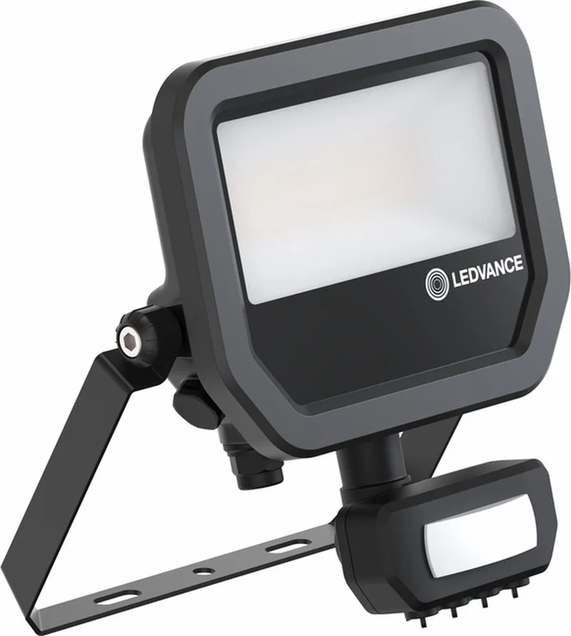 LED Breedstraler Sensor GEN 4 Zwart 17W 2200lm 100D - 830 Warm Wit | IP65 - Bewegings- en lichtsensor - Symmetrisch - Vervangt 50W de LEDVANCE en Vert foncé – photo produit
