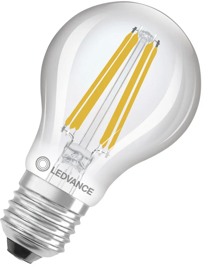 LED CLASSIC A ENERGIEEFFIZIENZ B DIM S 4.3W 827 Klar E27 de LEDVANCE – photo produit