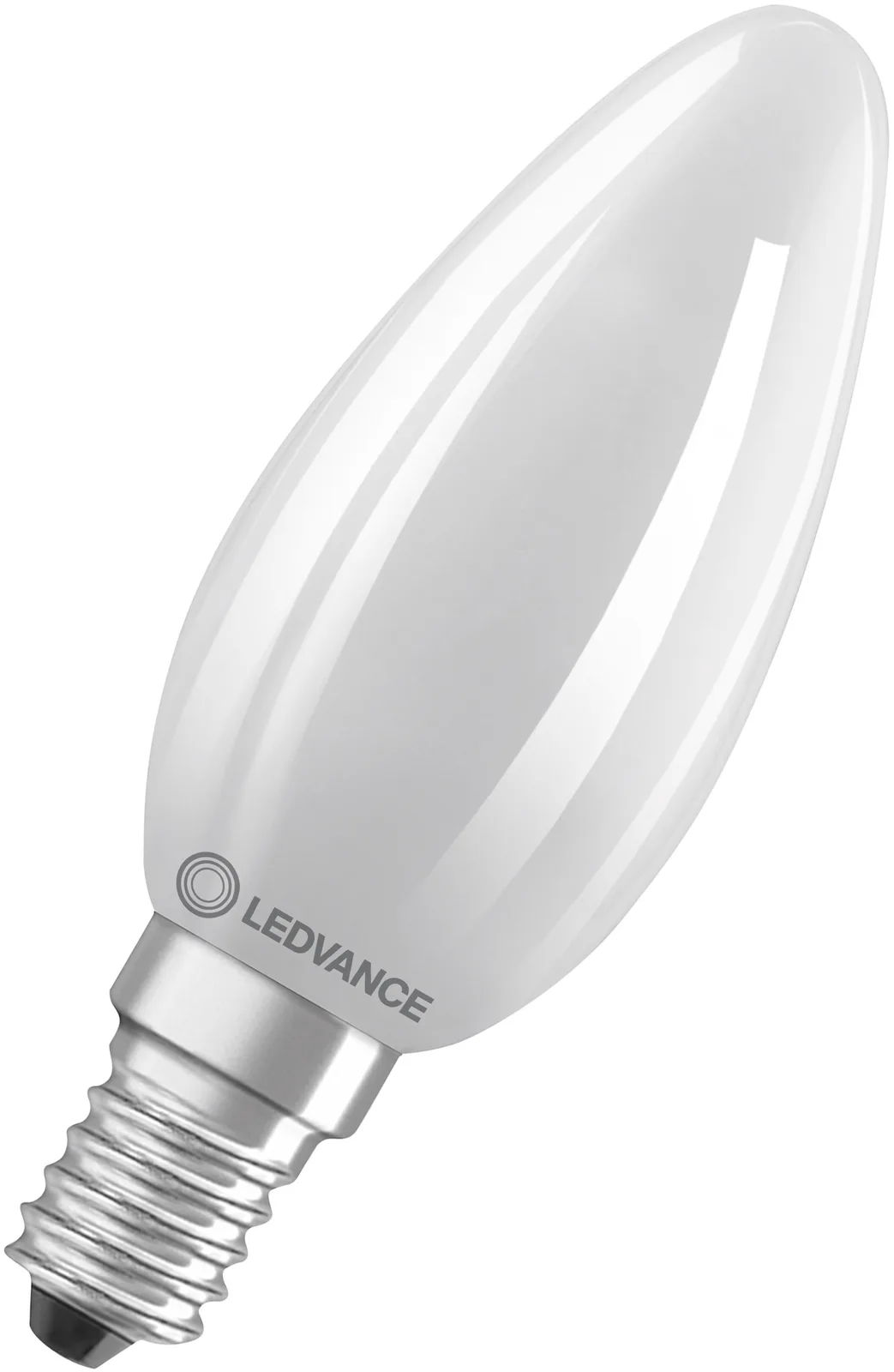 LED Classic B 40 Glühfaden Energieeffizienzklasse A S 2,2 W 827 matt E14 von LEDVANCE – Produktfoto