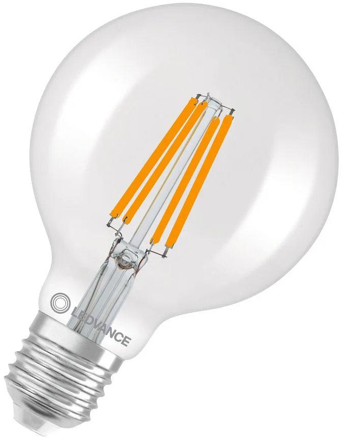 LED CLASSIC GLOBE ENERGY EFFICIENCY A S 3.8W 830 Clear E27 de LEDVANCE – photo produit