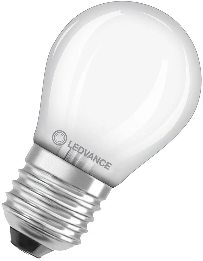 LED CLASSIC P P 4W 827 mattiert E27 von LEDVANCE – Produktfoto