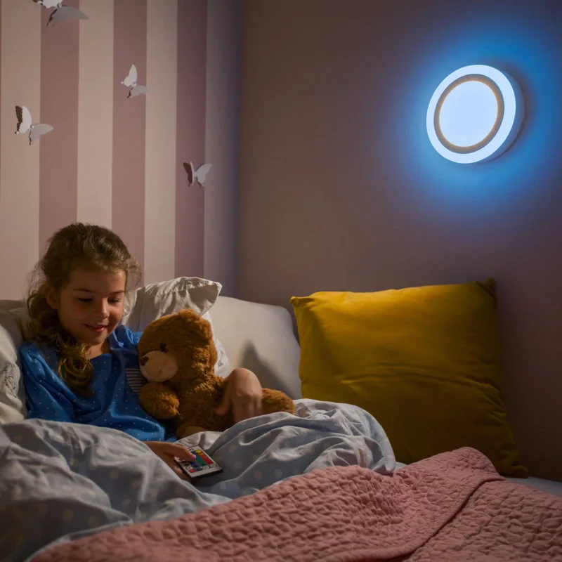 LED Color+white Round wandlamp 20cm by LEDVANCE in White – product photo