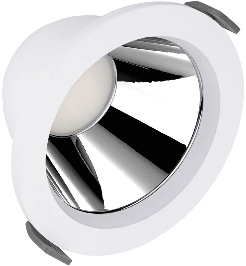 LED Downlight Comfort Aluminium 13W 1430lm 55D - 930-940 CCT | 116mm - Zaagmaat 100mm - IP44 - Beste Kleurweergave - UGR de LEDVANCE en Blanc – photo produit