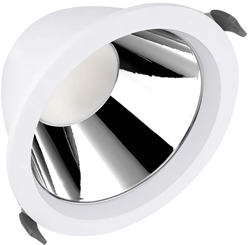 LED Downlight Comfort Aluminium 18W 2160lm 55D - 930-940 CCT | 160mm - Zaagmaat 150mm - IP44 - Beste Kleurweergave - UGR de LEDVANCE en Blanc – photo produit