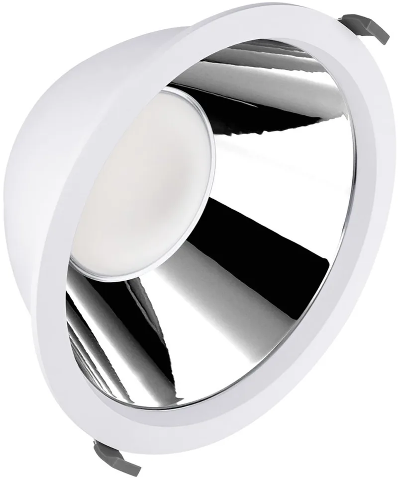 LED Downlight Comfort Aluminium 42W 5000lm 55D - 930-940 CCT | 265mm - Zaagmaat 250mm - IP44 - Beste Kleurweergave - UGR de LEDVANCE en Blanc – photo produit