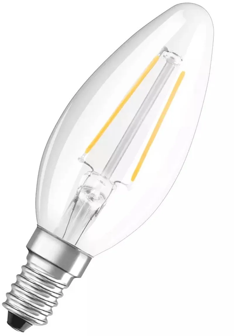 LED Filament Kaarslamp E14 - 2.5W 250lm 2700K 230V - Ø35mm - Geschikt voor woonkamers, tafellampen, sfeerverlichting de LEDVANCE – photo produit
