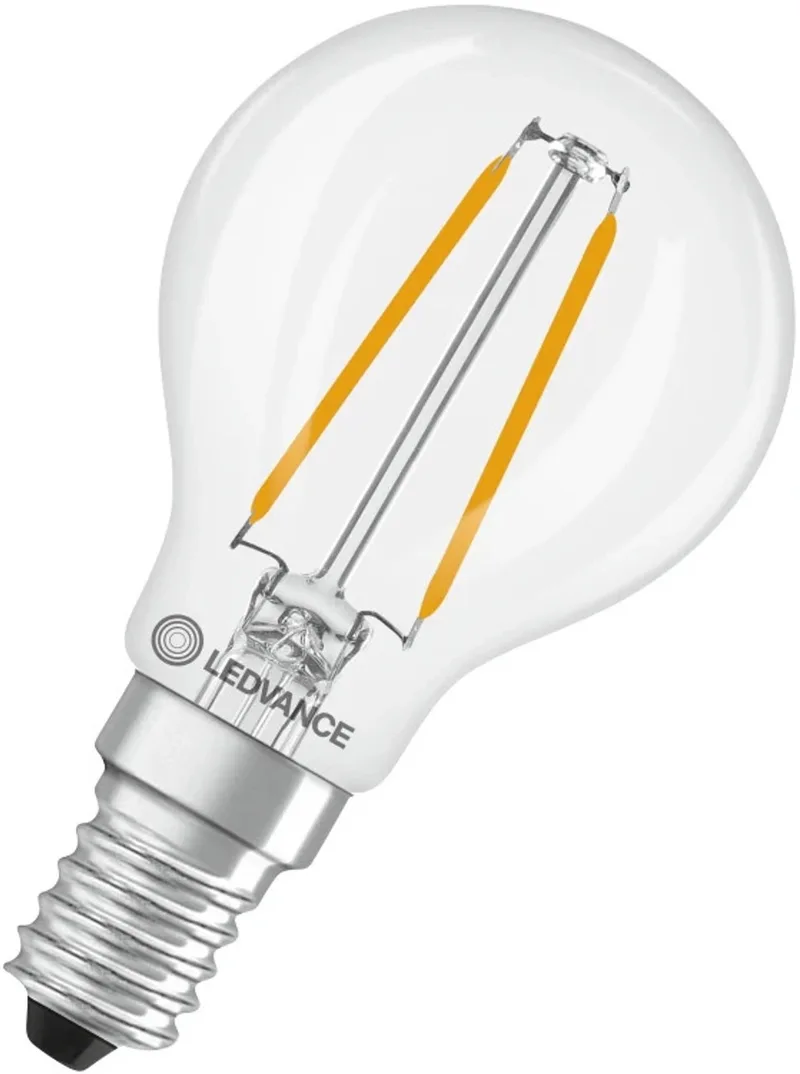 LED Filament Kogellamp E14 - 1.8W 250lm 2700K 230V - Ø45mm - 10 stuks - Geschikt voor vitrinekasten, decoratieve lampen, bijzettafels - 10 stuks de LEDVANCE – photo produit