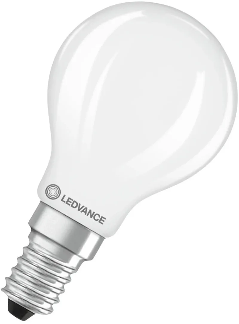 LED Filament Kogellamp E14 - 5.9W 806lm 2700K 230V - Mat Glas - Ø45mm - Dimbaar - 10 stuks - Geschikt voor woonkamer, restaurants, sfeerverlichting - 10 stuks de LEDVANCE – photo produit