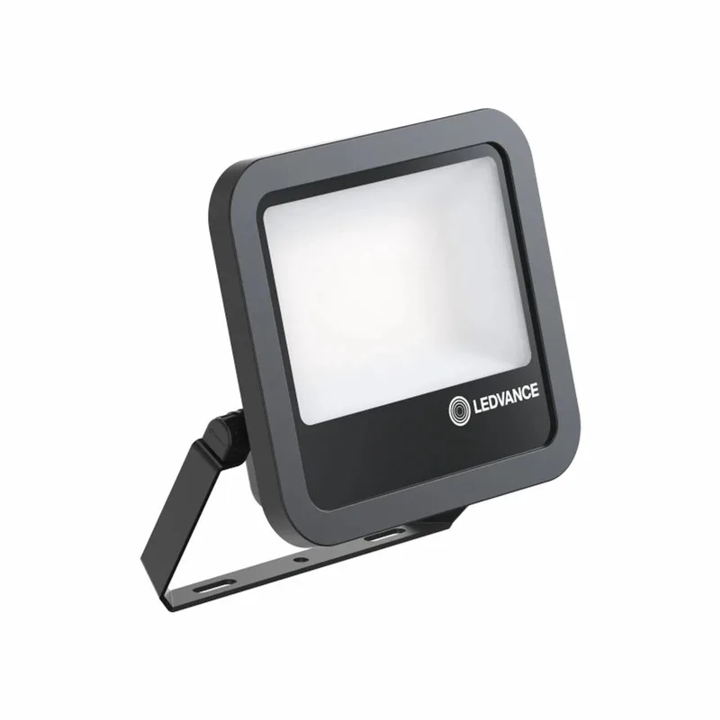 LED Floodlight Aluminium Zwart 69W 9150lm 100D - 830 Warm | IP66 - Symmetrisch de LEDVANCE en Blanc – photo produit